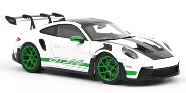 187372 Porsche 911 GT3 RS Tribute to Carrera RS 2022 White/Python Green 1:18